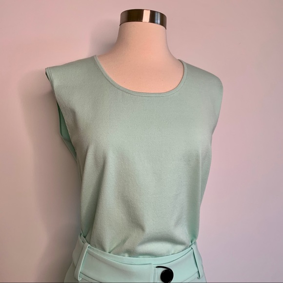 Carlisle Per Se Seafoam Green Shell and Skirt - Picture 2 of 11